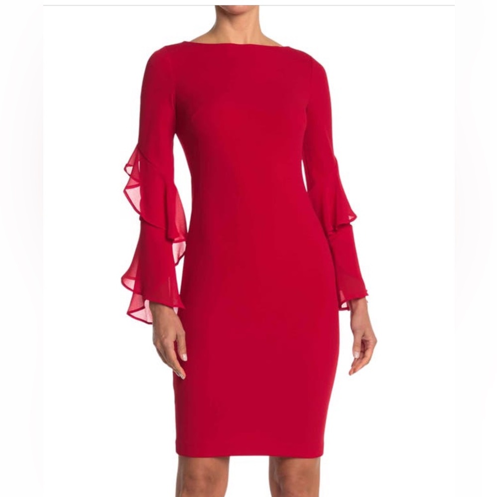 NWT Red Calvin Klein Dress